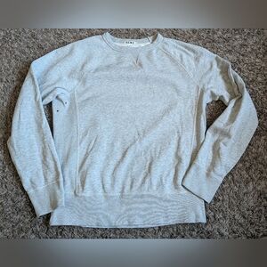 Acne Studios Grey Cotton College US Pullover Sweatshirt Men's S